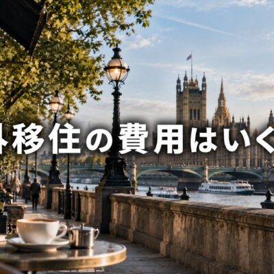 海外移住の費用はいくら?初期費用と国別の生活費を公的データで確認
